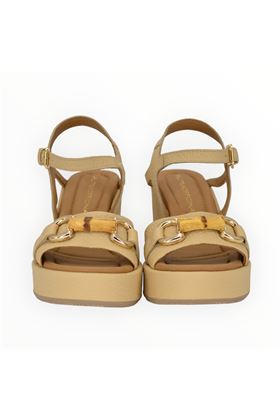 Zatterone donna in camoscio colore sabbia. ALTRAOFFICINA | 1302-PELLE SAND